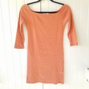 Forever 21 Coral Bodycon Mini Dress - Large